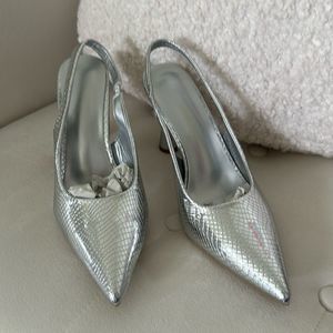 Silver heels